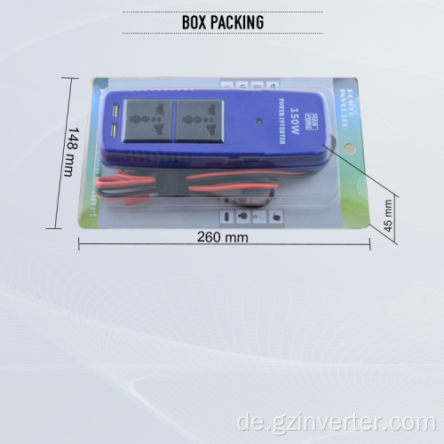 Hochwertiger Wechselrichter Mini -Konverter 150W Solar Wechselrichter